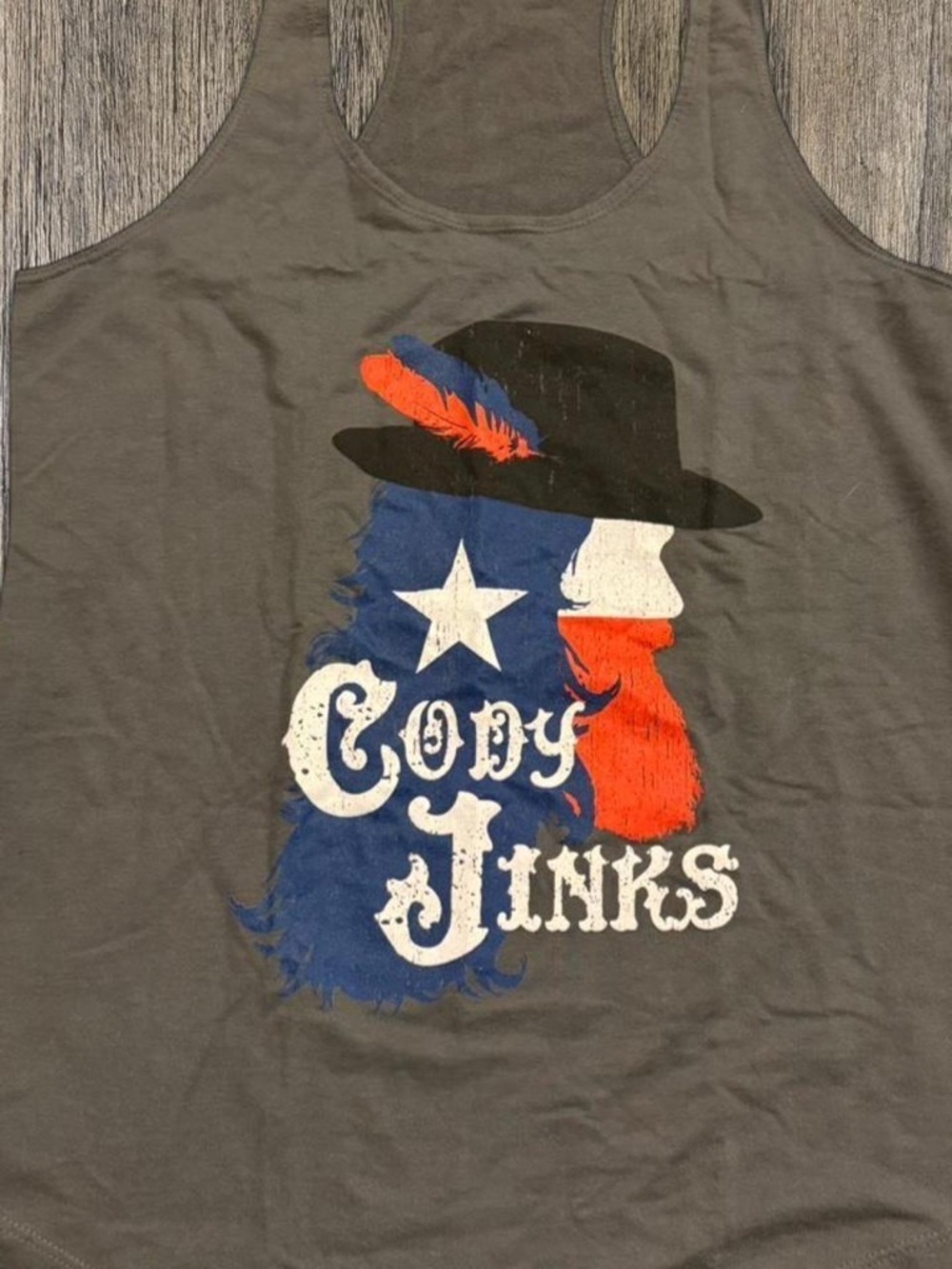 Cody Jinks Next Level Racer Back Tank Top